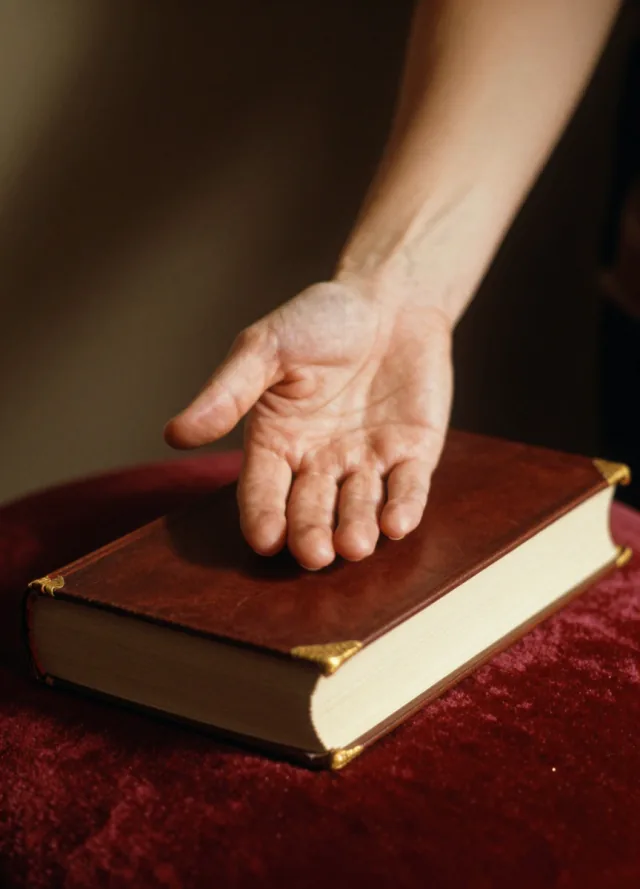 The Inaugural Bible — collectible card from U.S. Presidents Quiz
